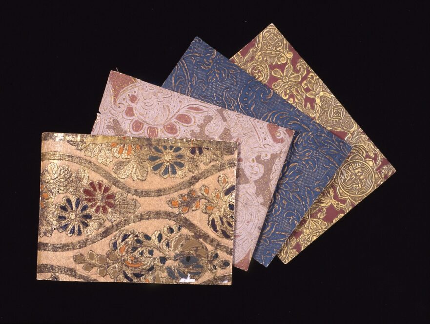 金唐革紙切見本